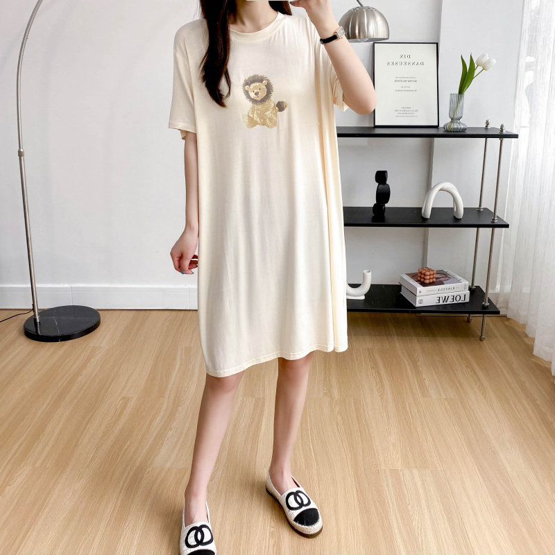 2024孕妇睡衣产后可哺乳睡裙夏季莫代尔薄款女潮妈夏款连衣裙夏装,淘宝优惠券,粉丝福利购,淘宝优惠卷