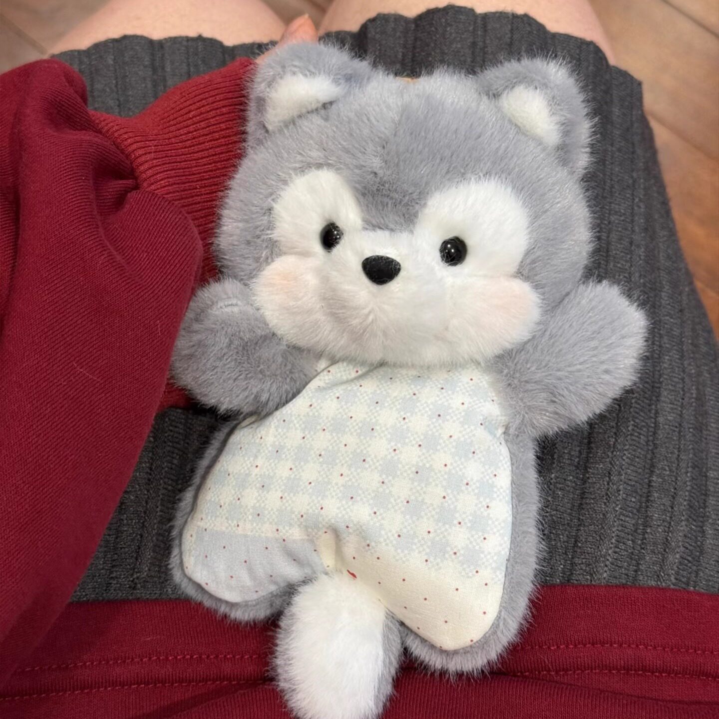 喵它姐原创豆袋安抚玩偶毛绒玩具治愈捏捏小羊公仔可爱哈士奇豆包,淘宝优惠券,粉丝福利购,淘宝优惠卷