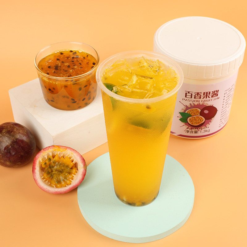 百香果酱1.3kg百香果果酱浓浆草莓蜜桃芒果多口味柠檬茶奶茶原料,淘宝优惠券,粉丝福利购,淘宝优惠卷