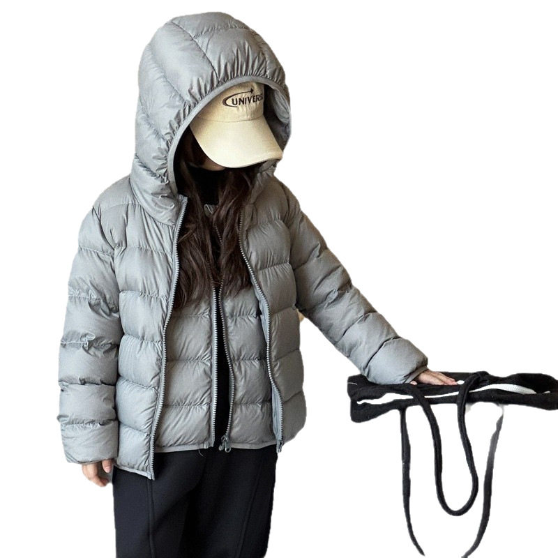 儿童轻薄羽绒服2025秋冬新款亲子保暖轻便洋气连帽男女童外套马甲,淘宝优惠券,粉丝福利购,淘宝优惠卷