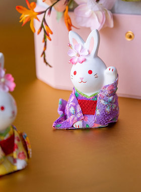 手绘室内摆件药师窑陶可爱