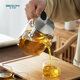 Glass teapot 1.4L teapot stainless steel filter
