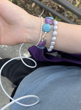 天然珍珠法式极简轻奢高品质手链