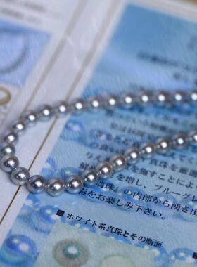 日本证书炫彩镜面项链