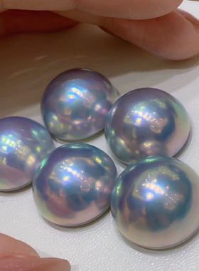 绿光珍珠大尺寸猫眼尤物饱满