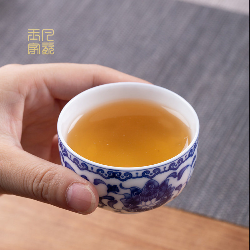 陶瓷白酒杯温酒器烫酒壶景德镇酒杯一两中式功夫茶具单个杯喝黄酒,淘宝优惠券,粉丝福利购,淘宝优惠卷