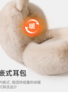 可爱猫耳朵毛绒耳罩冬季保暖耳套