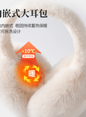 可爱毛绒耳罩保暖防寒耳套