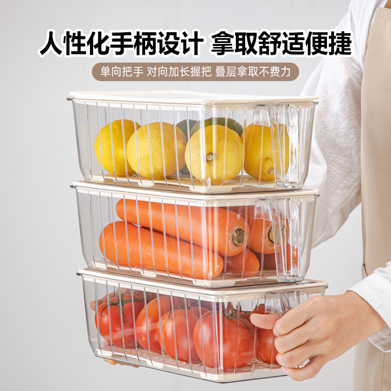 冰箱收纳盒食品级保鲜盒厨房神器蔬菜水果饺子冷冻专用鸡蛋储物盒