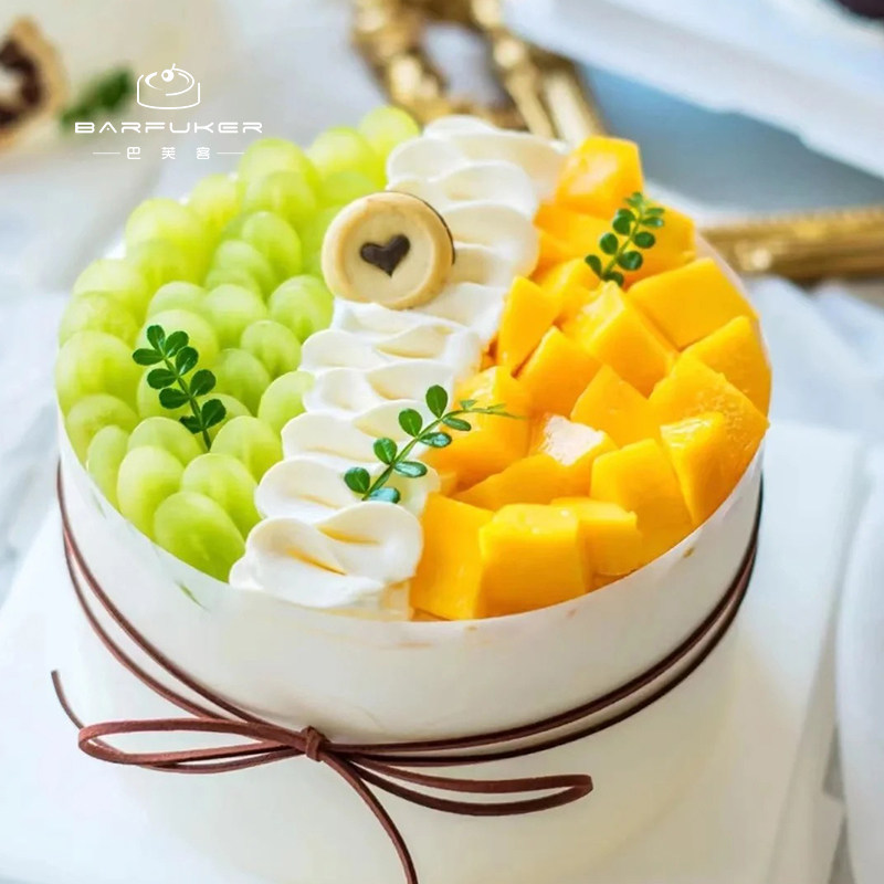 巴芙客新鲜水果奶油生日蛋糕甜品公司定制聚餐北京同城配送,淘宝优惠券,粉丝福利购,淘宝优惠卷