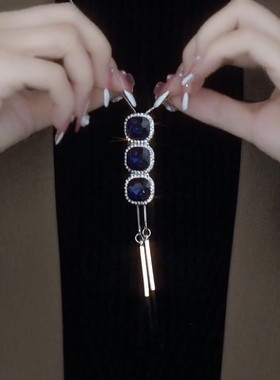 相思豆长款毛衣链女潮