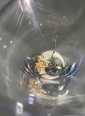 骨兰小兰花戒指高级感简约花朵