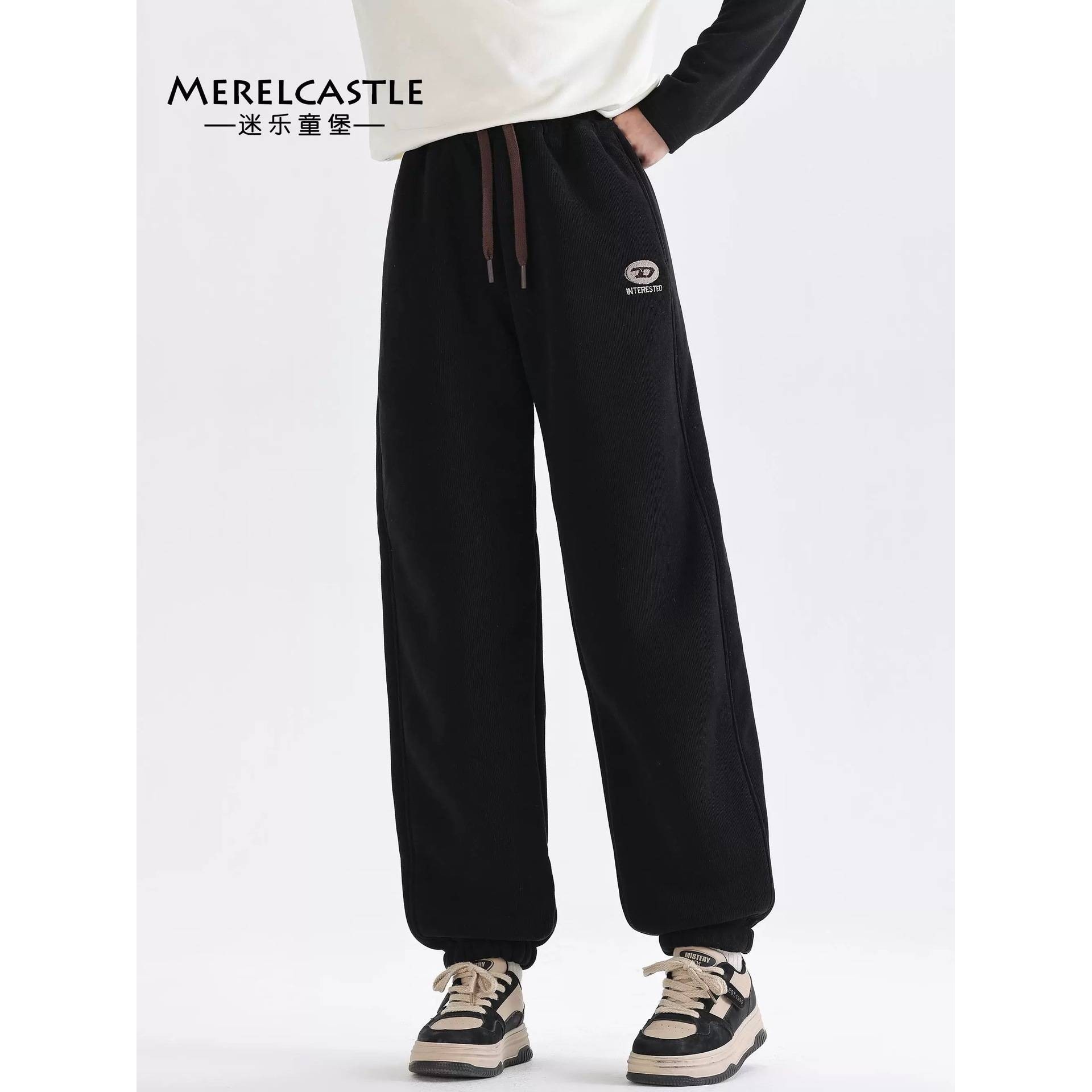 专柜品牌女童加绒裤子秋冬2025新款儿童女孩加厚卫裤大童冬季羊羔,淘宝优惠券,粉丝福利购,淘宝优惠卷