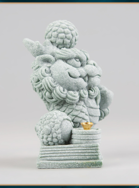 器物志青砂石摆件国潮桌面茶宠