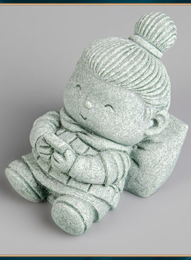 器物志青砂石摆件国潮桌面茶宠