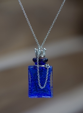 香水精油香薰扩香精油瓶吊坠项链