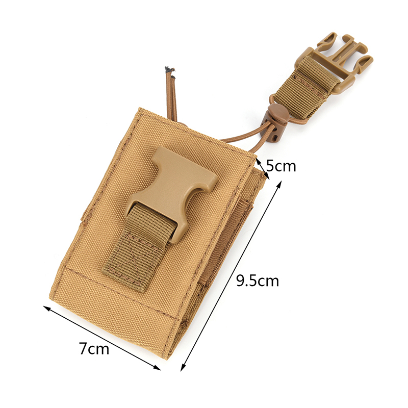 户外战术小对讲机包多功能MOLLE对讲保护套手雷手台包J9短弹夹包-图1