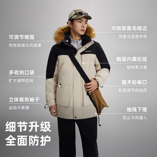 Goose Down Pathfinder ລົງ Jacket Workwear ພັກ Jacket
