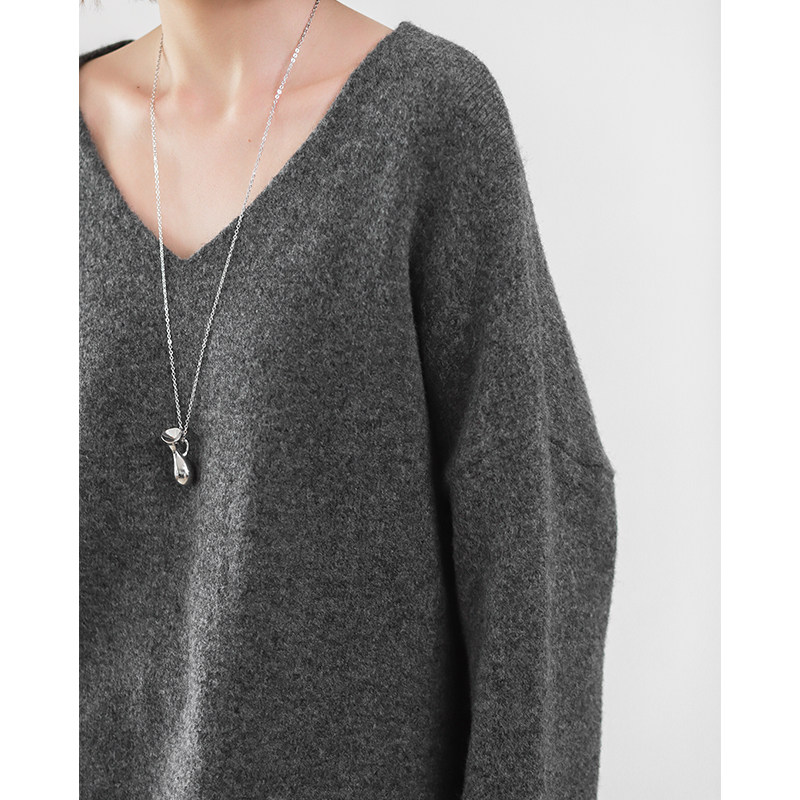 菲尔丹 不起静电！高端柜线 老钱风羊绒混纺巨亲肤V领长袖毛衣938,淘宝优惠券,粉丝福利购,淘宝优惠卷