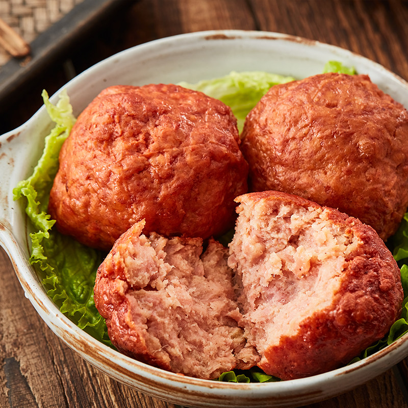 迎宾家宴四喜丸子480g招牌年夜饭猪肉丸子加热食用,淘宝优惠券,粉丝福利购,淘宝优惠卷