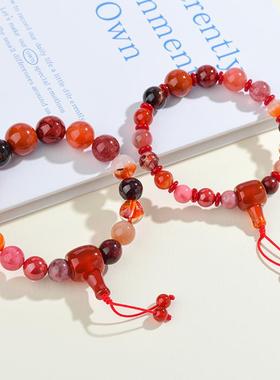 2026十八籽水晶五行多宝手链缺火补火平衡能量手串男女情侣热销款