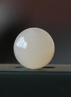 2026天然和田玉藕粉色单珠散珠和田玉藕粉玉石圆珠手錬串多宝配珠