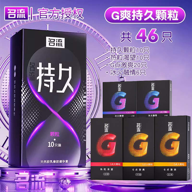 名流持久颗粒避孕套 detail 5