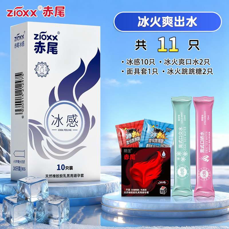 Chi Wei Ice & Fire Textured Condoms detail 5