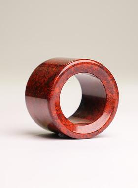 天然陨石指环男女款大拇指扳指