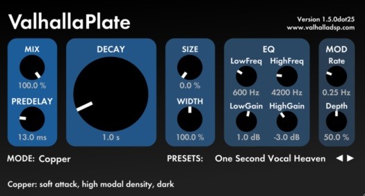 Valhalla DSP 2024版 room plate shimmer混响9套合集 WIN+MAC - 图1