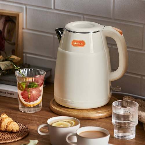 正品小熊电热水壶ZDH-R15H6家用烧水壶一体电水壶自动断电1.5L大 - 图0