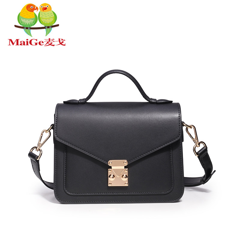 小ck女2020新款潮牛皮手提斜挎包 麦戈女士包袋