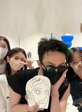 gd权志龙王嘉尔同款墨镜男女