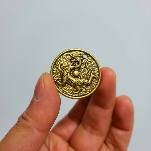 纯铜四神兽挂件1套（4个）青龙白虎朱雀玄武挂饰饰品 - 图0