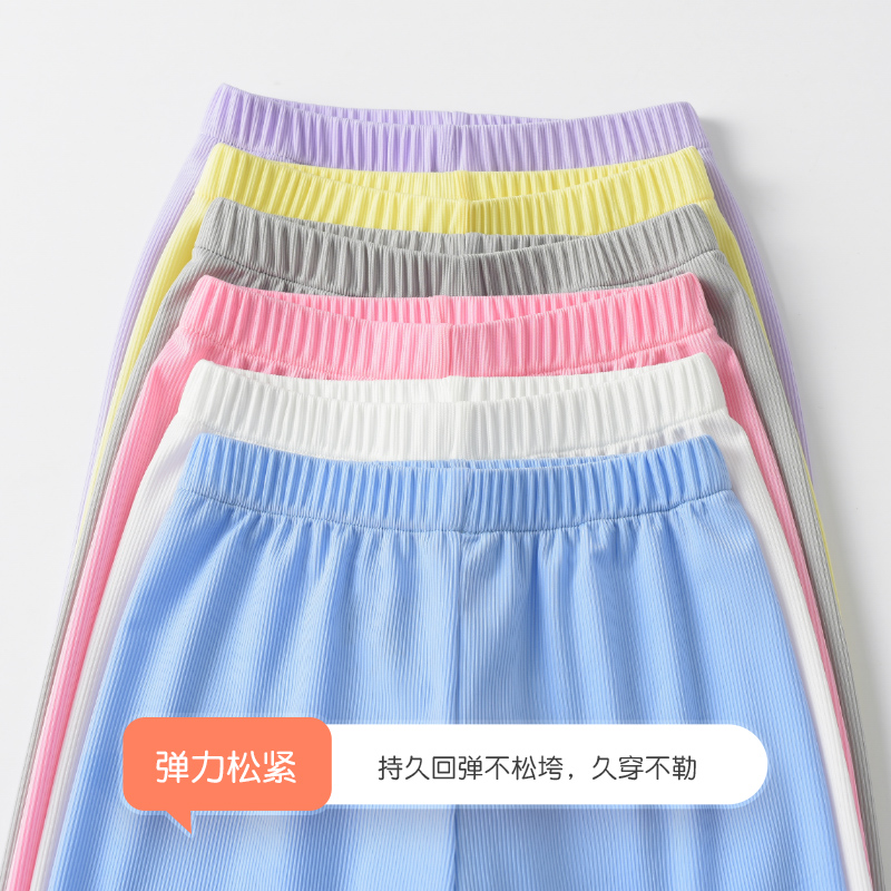 儿童睡衣冰丝夏季薄款男童女童家居服春秋女孩大童空调服男孩夏款_宝贝兜兜站_童装/婴儿装/亲子装-第3张图片-提都小院