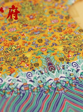 龙袍装饰画中国北京非遗手工艺品