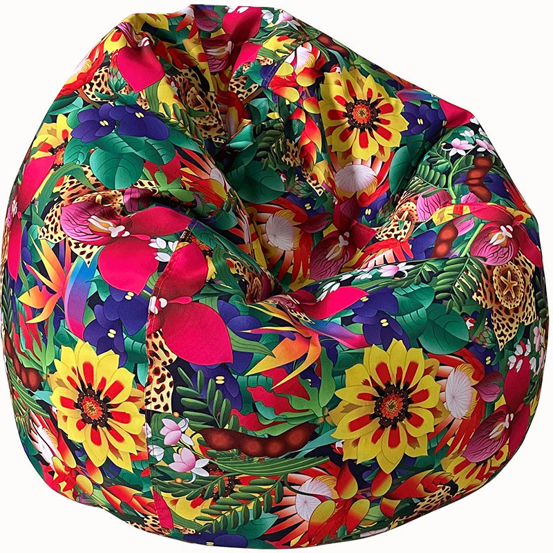 彩色印花内外套不含颗粒户外防水简约休闲豆袋懒人沙发椅表情城市,淘宝优惠券,粉丝福利购,淘宝优惠卷