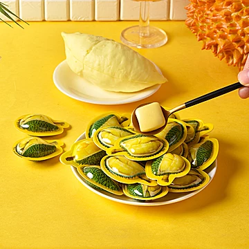 不多言&bull;泰国3D立体榴莲糖155g【约32粒】[8元优惠券]-寻折猪