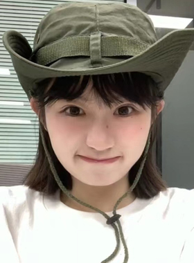 短发帽子露营抽绳登山帽户外徒步