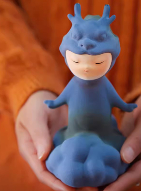 手工高温颜色釉景德镇陶瓷生肖龙创意摆件桌面装饰陶瓷龙厅新年礼