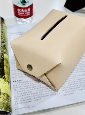 头层植鞣牛皮原色手工皮具真皮纸巾盒