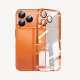 Suitable for iPhone17 mobile phone transparent electroplating PC anti-fall