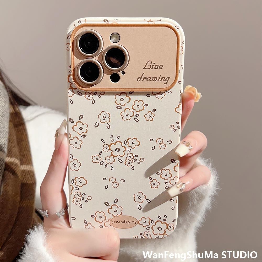 ins温柔系气质碎花适用iPhone17Promax手机16全包15套14女大视窗 - 图2