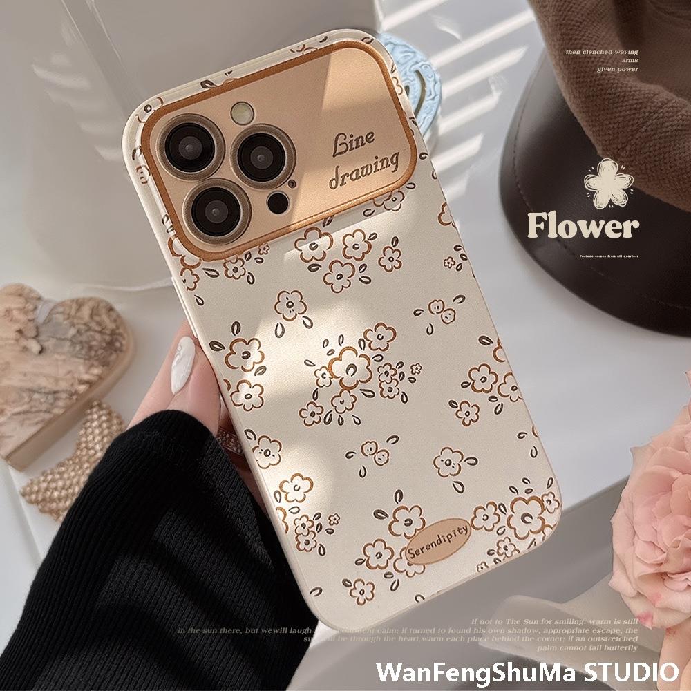 ins温柔系气质碎花适用iPhone17Promax手机16全包15套14女大视窗 - 图0