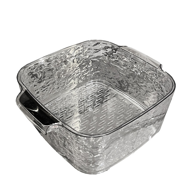 BSD double-layer vegetable wash basin kitchen household fruit tray