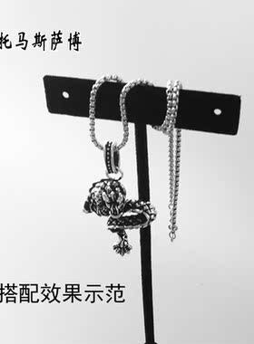 托马斯萨博纯银朋克风礼物吊坠