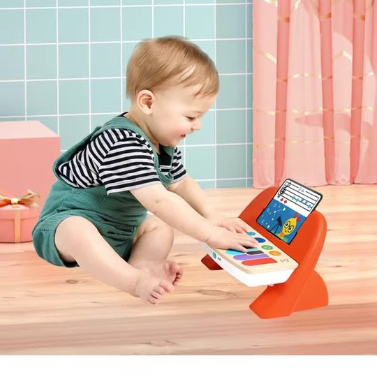 Hape智能触控电子钢琴6个月男女孩宝宝儿童益智力玩具迷你黑科技