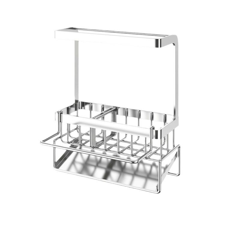 304不锈钢厨房置物架水槽抹布沥水架水池洗碗布海绵钢丝球收纳架,淘宝优惠券,粉丝福利购,淘宝优惠卷