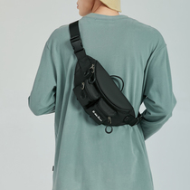 Skew Satchel Mens Day Department Tide Cards Skew Cross Pack Sports Fitness Purse Cell Phone Bag College Student Leisure Chest Bag Single Shoulder Bag