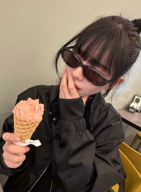 王鹤棣同款MADLENE墨镜椭圆板材椭圆框可配镜时尚